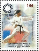 NMK 2020-01 OLYMPIC GAMES TOKYO, NORTH MACEDONIA. 1v, MNH - Unclassified