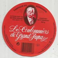 étiquette Fromage , Dessus De Boite , Le Coulommiers De Grand Papa , 14 , CLECY , Frais Fr 1.45 E - Kaas