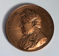 Médaille Bronze. Dr. Burggraeve. Medecine Dosimetrique. La Medecine Hippocratique Resttaurée. 1872-1887. CH. Wiener. - Unternehmen