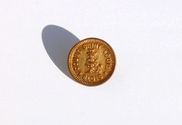 BOUTON / BUTTON UNIFORME ANCIEN - COURS SAINT LOUIS BLOIS - A.M & Cie PARIS 17mm         (2202.15) - Buttons