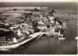 56 Morbihan Belle Ile En Mer Sauzon Vue Aerienne Le Port Les Quais 1959 Champigneulle Bateau - Belle Ile En Mer
