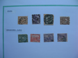 Tunisie Oblitération Bilingue Choisies , Lot De Timbres,   Zhana Zouarines  Voir Scan - Used Stamps