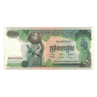 Billet, Cambodge, 500 Riels, KM:16a, TTB+ - Cambodge