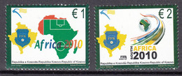 Kosovo 2010 Football Soccer World Cup South Africa Sports, Set MNH - 2010 – South Africa