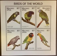 Maldives 1997 Birds Of The World Sheetlet MH - Ohne Zuordnung