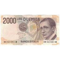 Billet, Italie, 2000 Lire, 1990-1992, Undated (1990-92), KM:115, SUP - 2000 Lire