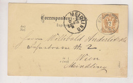 SLOVENIA, Austria 1890 KRAINBURG KRANJ  Nice Postal Stationery  STRISISCH BEI KRAINBURG - Slovenië