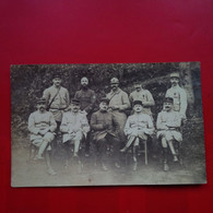 CARTE PHOTO CHATEAUNEUF SOLDATS LIEU A IDENTIFIER - Weltkrieg 1914-18