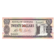 Billet, Guyana, 20 Dollars, Undated (1996), KM:30c, NEUF - Guyana