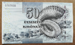 FAEROE ISLANDS - P.24 – 50 Krónur 2001 UNC Serie B0012D 570703D - Isole Faroer