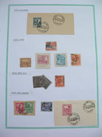 Tunisie Oblitération Bilingue Choisies , Lot De Timbres,  Sidi : Assaker, Ayed, Bou Ali, Bou Baker  Voir Scan - Used Stamps