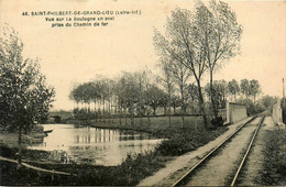 St Philbert De Grand Lieu * Vue Sur La Boulogne En Aval , Prise De La Ligne Du Chemin De Fer * Pont Passerelle - Saint-Philbert-de-Grand-Lieu