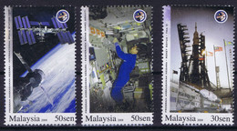 Malaysia Space 2008 Malaysian Space Program Angkasawan Negara. Launch Of Soyuz TMA-11 And ISS. - Malasia (1964-...)