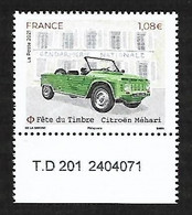 France 2021 -  Yv N° 5519 ** - Fête Du Timbre - Le Timbre Fait Son Cinéma - La Méhari - Unused Stamps