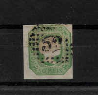 PORTUGAL STAMP - 1855 King Pedro V 50 REIS USED (CRL1-30) - Gebruikt