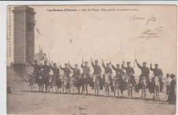 LES SABLES D'OLONNE SUR LA PLAGE UNE PARTIE DE PLAISIR A ANE 1903 PRECURSEUR TBE - Sables D'Olonne