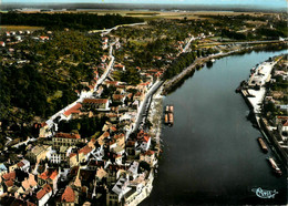 Corbeil Essonnes * Vue Générale Aérienne , La Seine * Péniches Péniche Batellerie Barge Chaland - Corbeil Essonnes