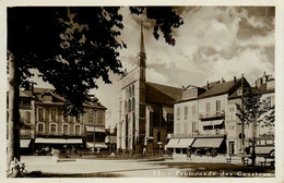 Bagnères De Bigorre * Promenade Des Coustous * Place * Coiffeur * Commerces Magasins * Autos Autobus - Bagneres De Bigorre