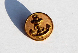 BOUTON UNIFORME - MILITAIRE MARINE OFFICIER ARMEE NAVAL - ANCRE MARITIME - 23mm           (2202.49) - Botones