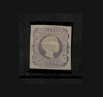 PORTUGAL STAMP - 1855 King Pedro V 100 REIS MH (CRL1-34) - Usati