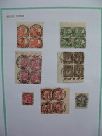 Tunisie Oblitération Bilingue Choisies, Lot De Timbres,  Menzel Seghar  à Voir Bloc De 4 Dont Coin Daté 23/5/1940 - Used Stamps