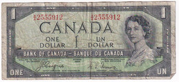 CANADA 1 DOLLAR BANKNOTE 1954 - Canada