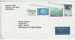 Australia Letter To Bulgaria - Cartas & Documentos