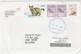 Cuba Postally Used Cover - Briefe U. Dokumente