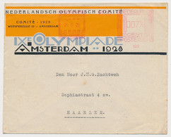 Meter Cover Dutch Olympic Committee - Olympic Games Amsterdam 1928 - Summer 1928: Amsterdam