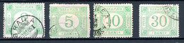 Roumanie   Y&T   Taxe  7 - 10   Obl.   ---    Parfait état. - Postage Due