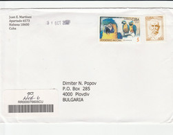 Cuba Postally Used Cover - Lettres & Documents