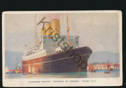 Canadian Pacific Empress Of Canada - 22,000 Tons [Z36-1.380 - Zonder Classificatie