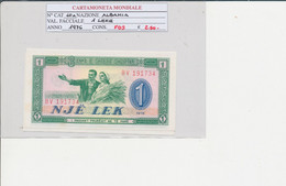 ALBANIA  1 LEKE  P40A  UNC - Albanië