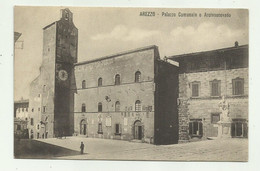 AREZZO - PALAZZO COMUNALE E ARCIVESCOVADO - NV   FP - Arezzo