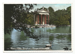 AA2233 Roma - Villa Borghese - Tempio Di Esculapio - Laghetto / Non Viaggiata - Parks & Gärten
