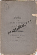 MARCHIENNE-AU-PONT Notice Sur Les Fers De Construction Soc. Des Foiges, Illustrations E. DeLigne   (V485) - Anciens