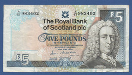 SCOTLAND - P.347 – 5 POUNDS  1988 Circulated Serie A/51 983402 - 5 Pond