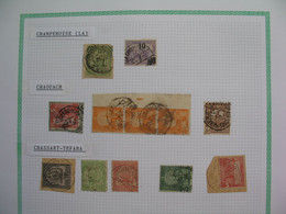 Tunisie Oblitération Bilingue Choisies, Lot De Timbres,   Champenoise Chaouach Chassar Tefaha   Voir Scan - Used Stamps