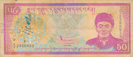 K34 - BOUTHAN - Billet De 50 NGULTRUM - Bhutan
