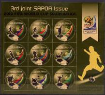 South Africa 2010 Football Soccer World Cup Sheetlet MNH - 2010 – Südafrika