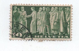 SWITZERLAND»10Fr.»1954»PRIOR TO THE BALLOT BOX»MICHEL CH 330X»USED - Used Stamps