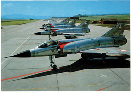 CPM SUISSE THEMES MILITARIA AERONAUTIQUE - Mirage 3S Au Parking - 1946-....: Era Moderna