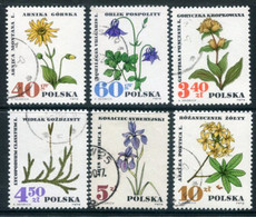 POLAND 1967 Medicinal Plants Used.  Michel 1770-75 - Oblitérés