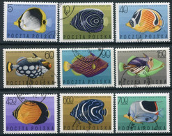 POLAND 1967 Tropical Fish Used.  Michel 1745-6 - Oblitérés