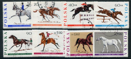 POLAND 1967 Equestrian Sports And Horse Breeding Used.  Michel 1740-47 - Gebraucht