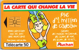 17779 - Frankreich - Auchan , La Carte Qui Change La Vie - 1999