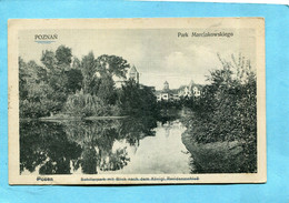 POLOGNE-POZNAN-parc Marcinkowskiego--édition Busch A Voyagé En 1922 - Poland
