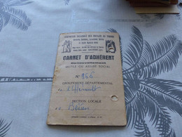 27-9 , 113 , Carnet D'Adhérent, Mutilé Ou Assuré Social, Département De L'Hérault,  1963 - Historical Documents