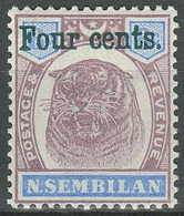 Malaya Malacca Occupation Stamp N.Semblian 1899 ☀ MH(*) HCV - Malacca