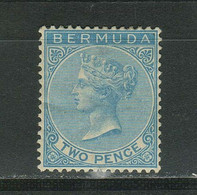 Bermuda 1866 ☀ 2 Pence CV £475 ☀ Mint Hinged - Bermuda